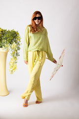 SIERA YELLOW SPRING SUMMER TOP