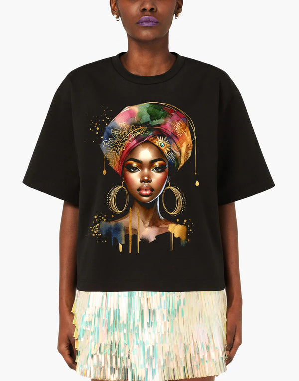 African Woman Premium T-shirt