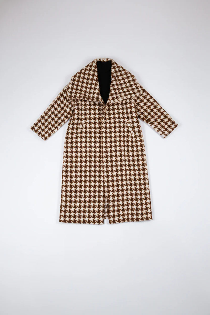 Winter Houndstooth Coat Ofelia