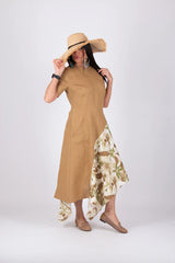 Linen Beige Dress Essen