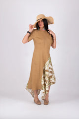 Linen Beige Dress Essen