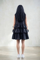 Flounces Loose Summer Dress Monaco