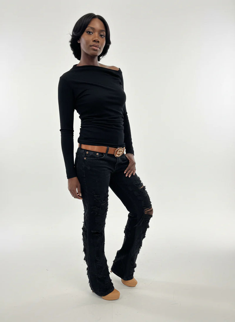 Dark Brown Top SENA