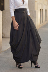 Cotton Long Wide Skirt FANTASY