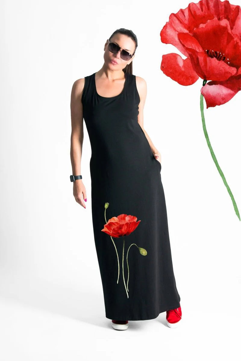 Poppies Jersey Dress