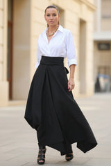 Cotton Long Wide Skirt FANTASY