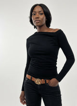Dark Brown Top SENA