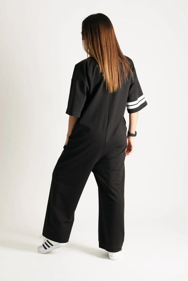 Black Wide Jumpsuit ADRIANA