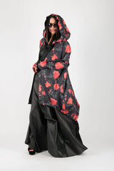 Long Zipper Hooded Vest MAGI