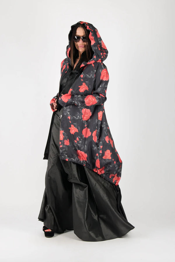 Long Zipper Hooded Vest MAGI