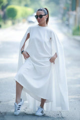 Cape Linen Dress JESSICA