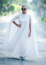 Cape Linen Dress JESSICA