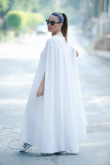 Cape Linen Dress JESSICA