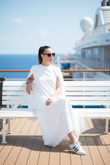 Cape Linen Dress JESSICA