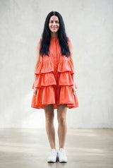 Flounces Loose Summer Dress Monaco