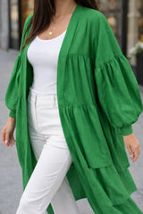 Flounces Cotton Vest CHERYL