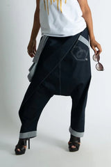 Drop Crotch Cotton Pants Lesila