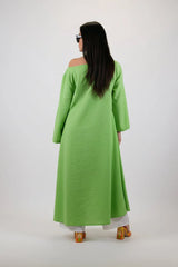 Green Linen Top JESIKA