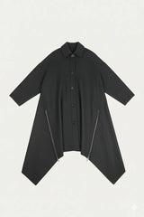 Grey Wool Women Coat FEDERICA