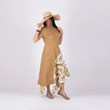 Linen Beige Dress Essen