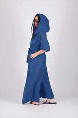Linen Hooded Jumpsuit REGINA