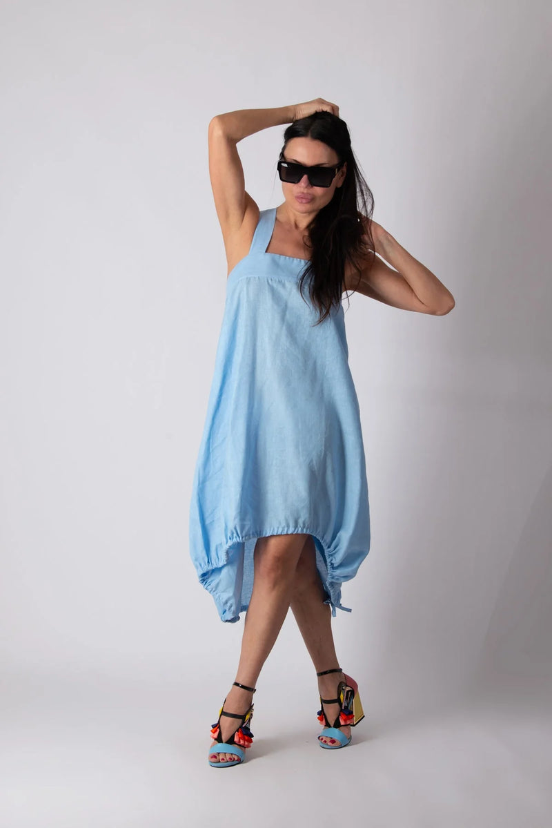 Dfold DFold Clothing | KATE Linen Dress - Elegant and Comfortable Summer Wear ...
