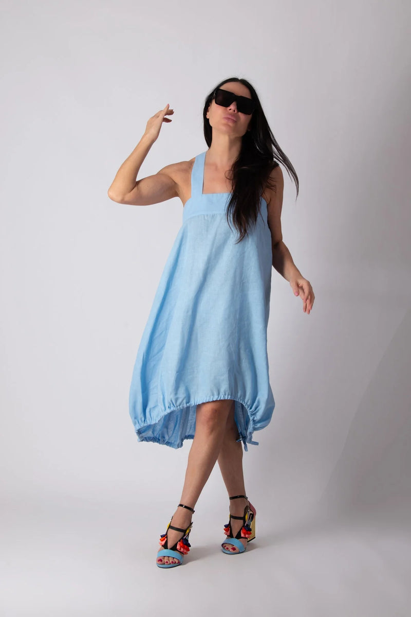 Dfold DFold Clothing | KATE Linen Dress - Elegant and Comfortable Summer Wear ...