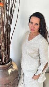 Two pieces Linen Set Jada