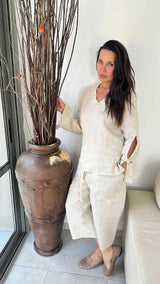Two pieces Linen Set Jada