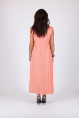 Linen Summer Sleeveless Dress PRIMA - EUG FASHION