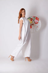Linen Wide Jumpsuit Viral