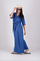 Linen Hooded Jumpsuit REGINA