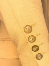 Long Elegant Beige Coat Lorna