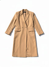 Long Elegant Beige Coat Lorna