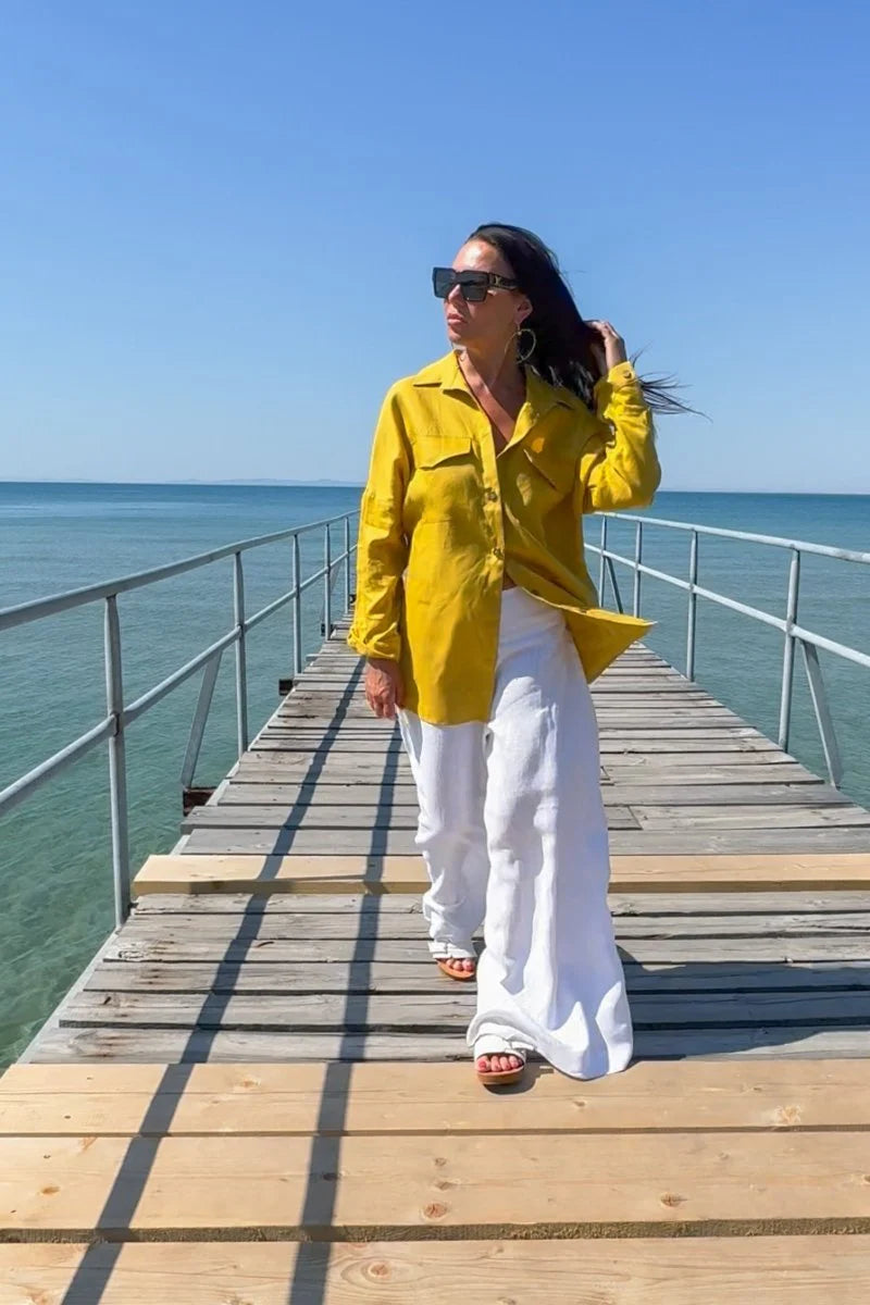 Loose Linen Shirt MARINA