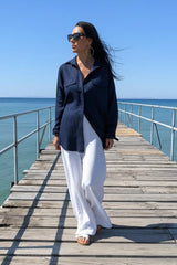 Loose Linen Shirt MARINA