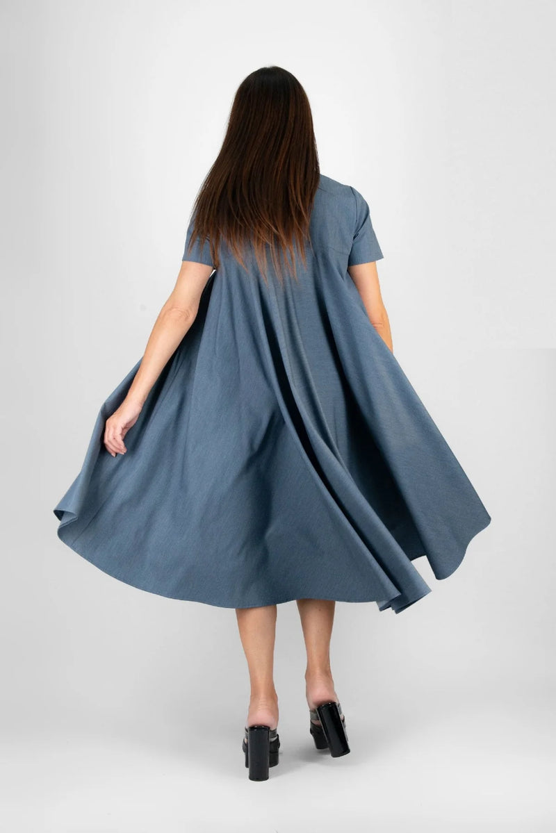 Back view of the dress, displaying the stylish design and perfect fit.