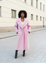 Loose Winter Pink Coat SIRI