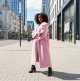 Loose Winter Pink Coat SIRI