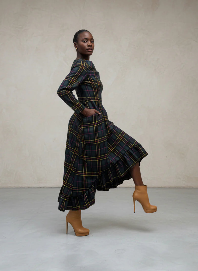 Plaid Winter Dress Casablanca