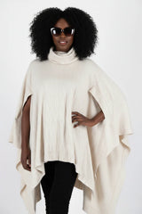 Knitted Poncho Outfit EVA