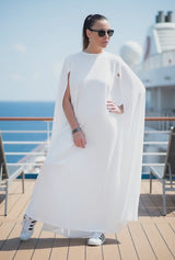 Cape Linen Dress JESSICA