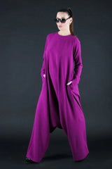 Purple Harem Jumpsuit ERNA