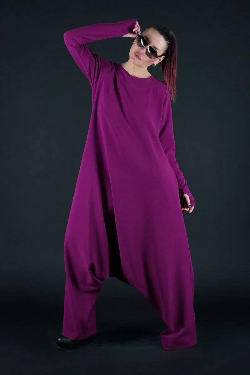 Purple Harem Jumpsuit ERNA