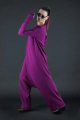 Purple Harem Jumpsuit ERNA