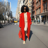 Loose Winter Red Coat SIRI