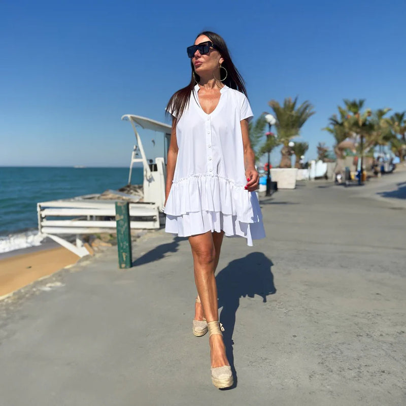 Short Cotton Dress Kalina