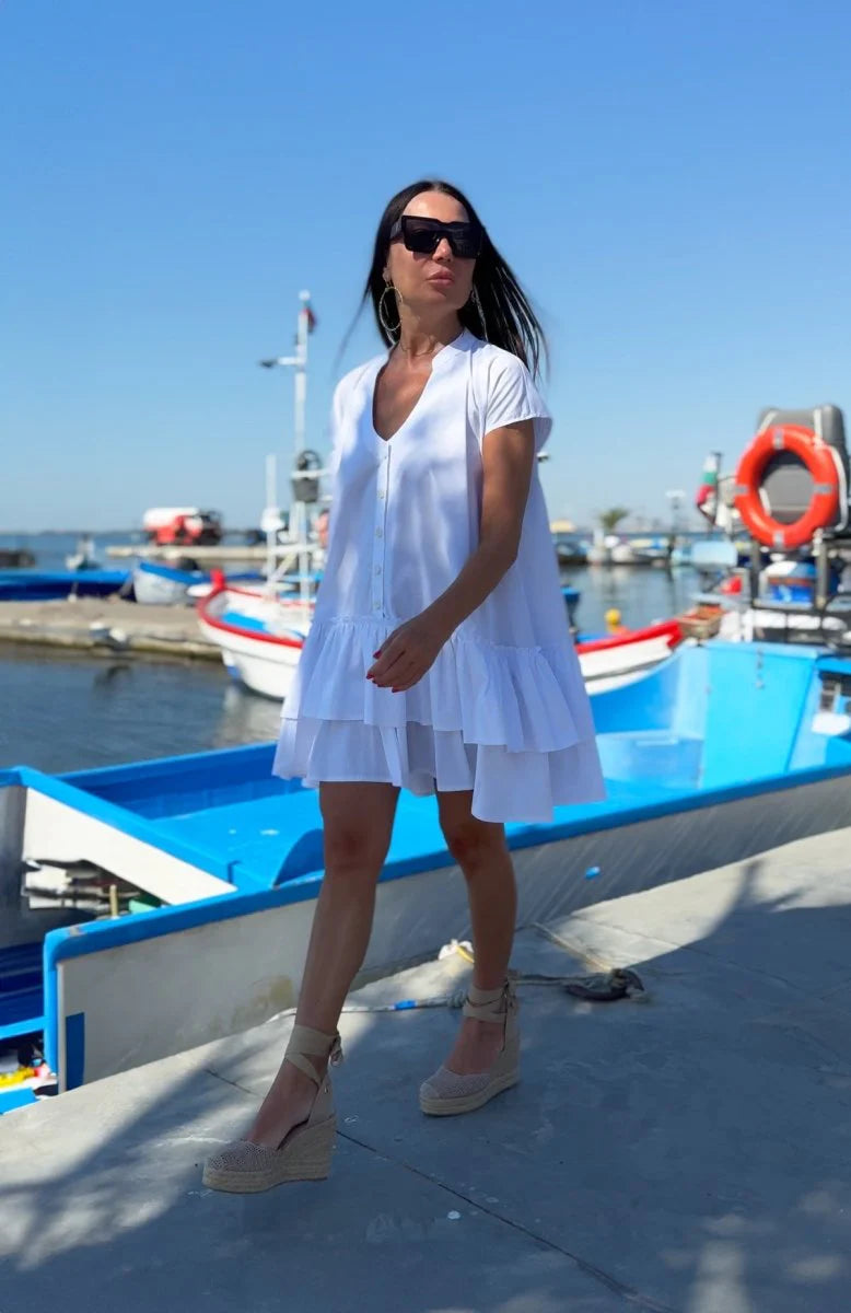 Short Cotton Dress Kalina