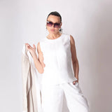 Sleeveless Linen Top GENOA