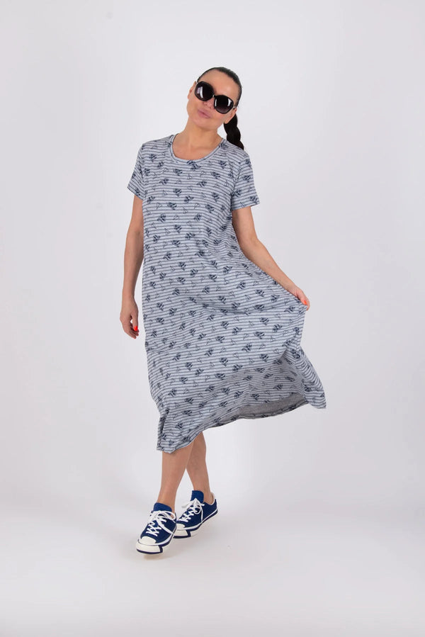 EMY Summer Cotton Print Dress SALE